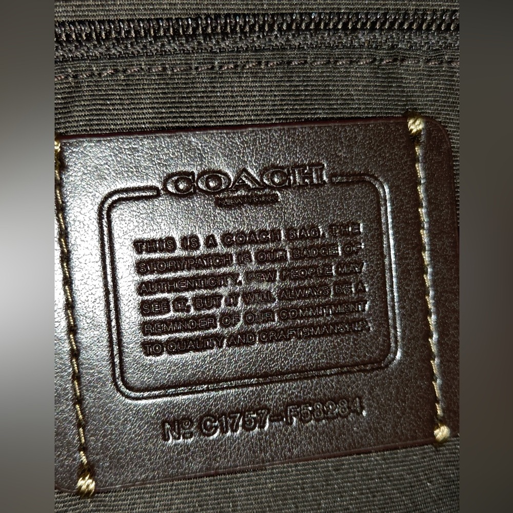 Coach East/West Celeste Signature Shoulder Bag - Picture 9 of 11
